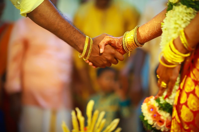 Guests in traditional attire